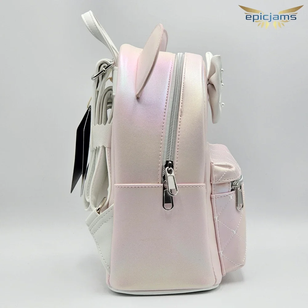Loungefly Disney Minnie Mouse Pink Pearl Mini Backpack New